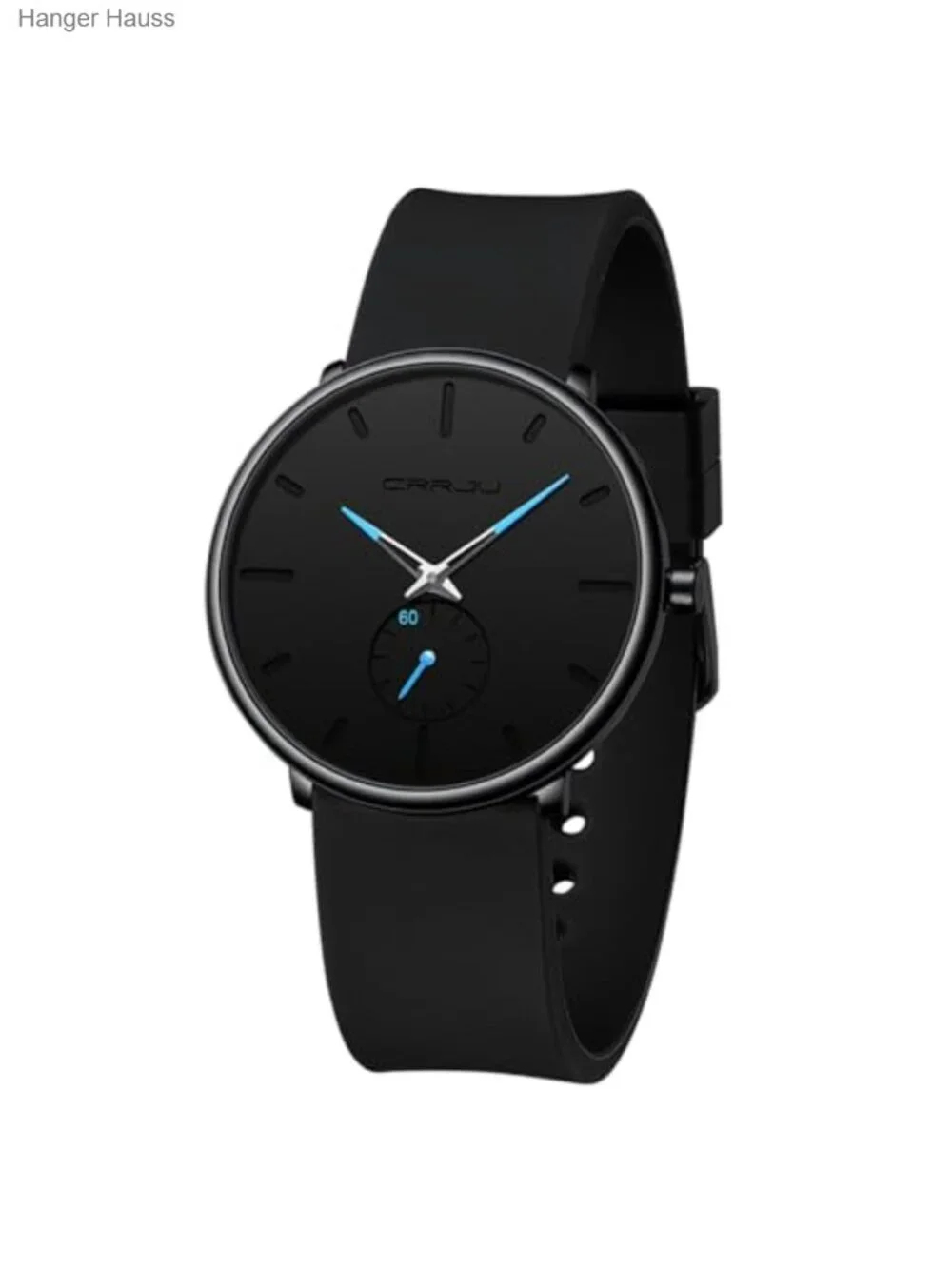 Ultra Thin Silicone Strap Quartz Wristwatch Casual Stylish Unisex Water
